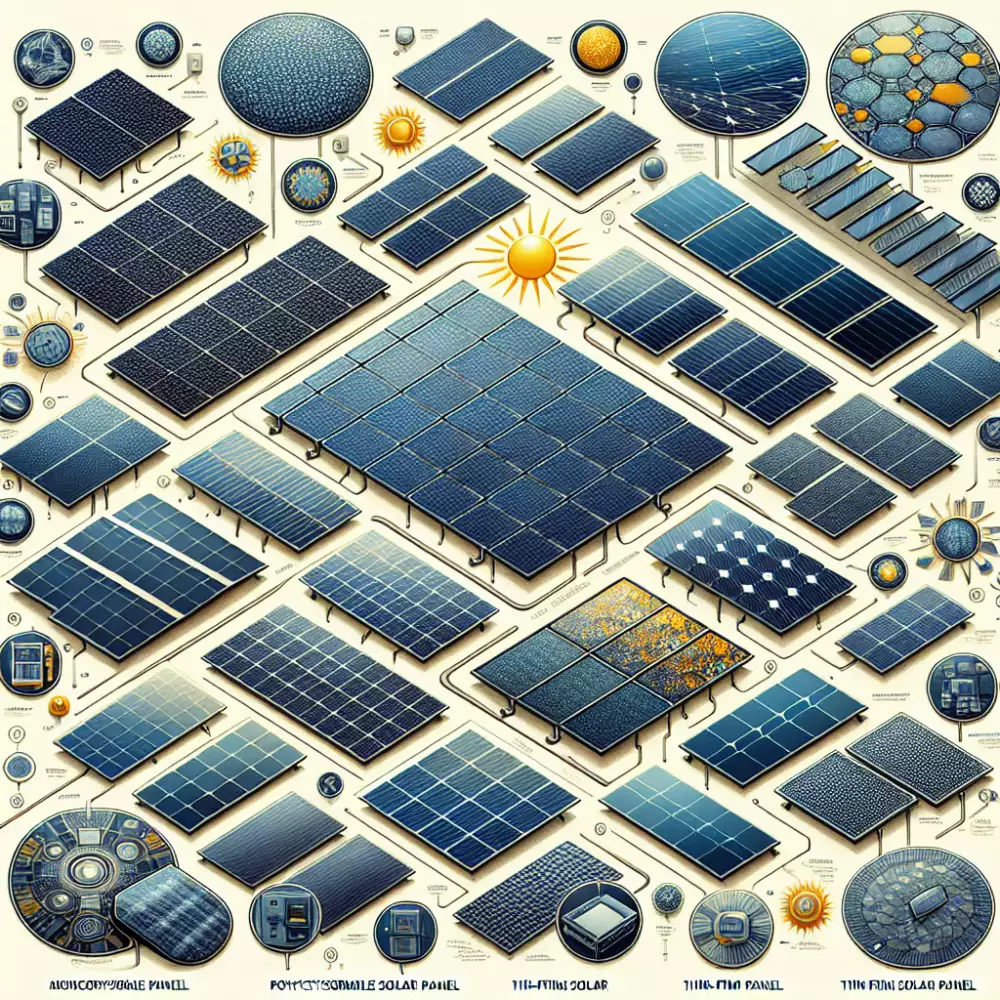 druhy fotovoltaických panelů