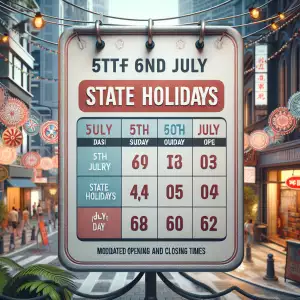 Státní Svátek 5.7. A 6.7 Obchody